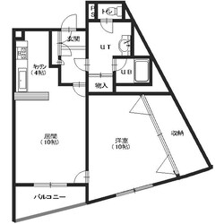 プレセランス函館山の物件間取画像